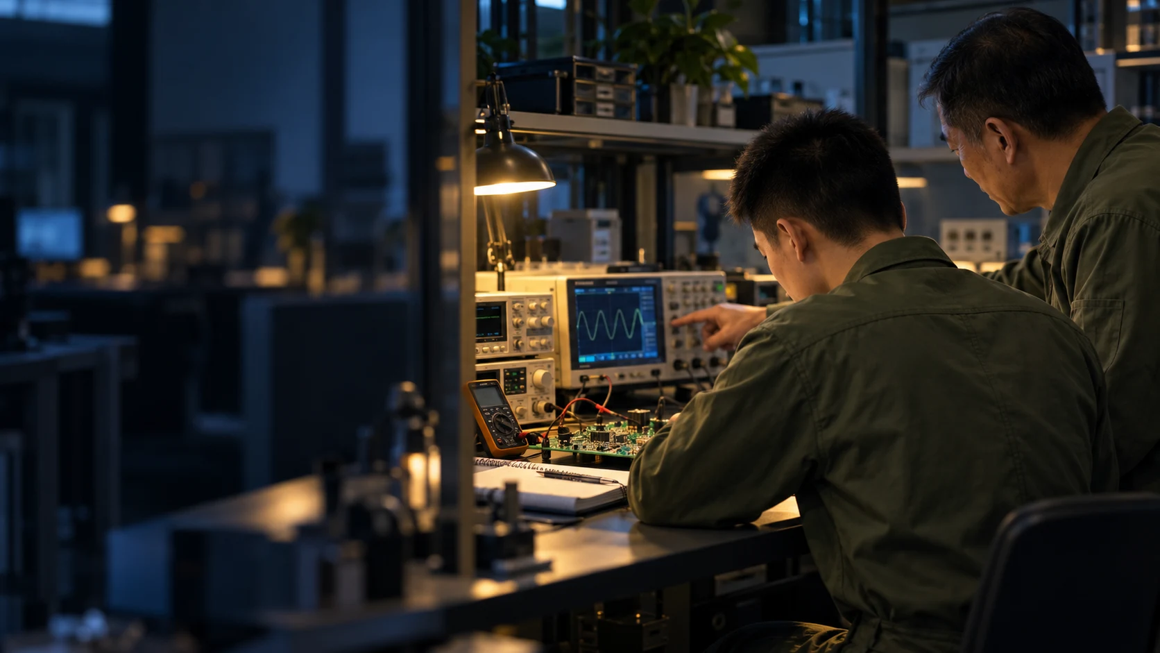 青年学习技术技能的成长愿景示意